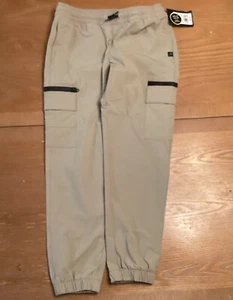 Art Class Boys Tan Flexible Drawstring Pants - Picture 1 of 3