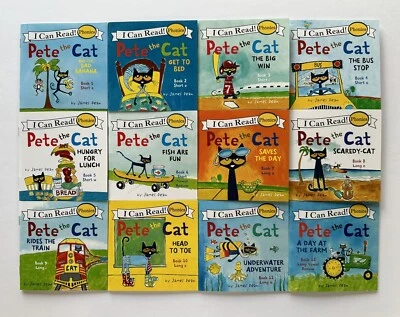 Pete the Cat I Can Read Phonics Phonics Kids Books Lot 12