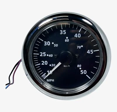 VDO Marine 1242101010000, 0-50 mph Speedometer Gauge 10V / 16V - Image 1 of 4