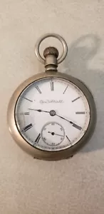 1889 Elgin Grade 73 Model 5 18s 7j Watch W/ Dueber Silverine Case - Picture 1 of 7