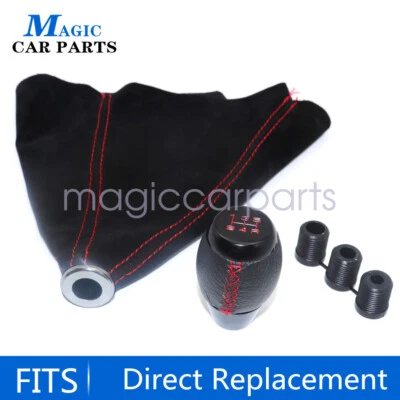5-Speed Manual Transmission Shift Knob Boot Cover For Honda Accord Civic CR-V - Image 1 of 4