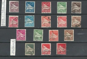 ALGERIA FRENCH COLONIES  SET USED MOSQUE 2 TYPES  STAMPS LOT (ALG 166) - Picture 1 of 1