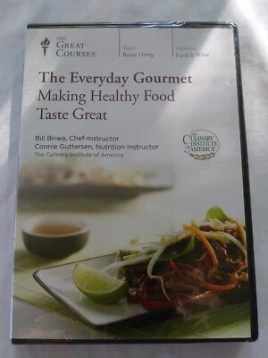 Great Courses The Everyday Gourmet Making Healthy Foods Taste Great DVD F-Ship ! - Image 1 of 4