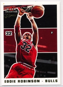 2003-04 FLEER TRADITION CRYSTAL #98 EDDIE ROBINSON 147/175 - CHICAGO BULLS - Picture 1 of 1