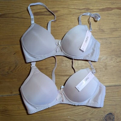 NWT 2 Mamia Intimates BR4320PN1 30A Padded Bras No Wire - Image 1 of 4