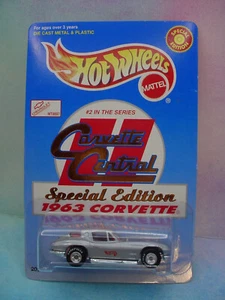 Hot Wheels Corvette Central 1963 Split 🌸plateado; pilotos reales; rojo🌸Edición especial - Imagen 1 de 3