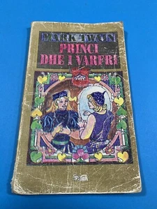 OLD ALBANIAN BOOK-TREGIME E NOVELA-MARK TWAIN-PRINCI DHE I VARFRI-KIDS BOOK-2000 - Picture 1 of 10
