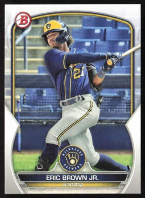 2023 Bowman 1st Edition #BPPF-41 Eric Brown Jr. - Image 1 of 2