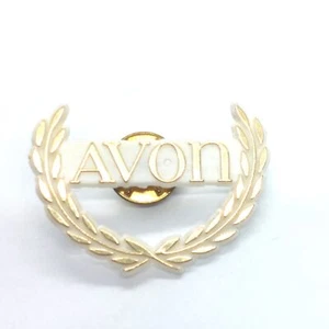 Avon Wreath Pin Lapel Plastic Collectible Vintage - Bild 1 von 3