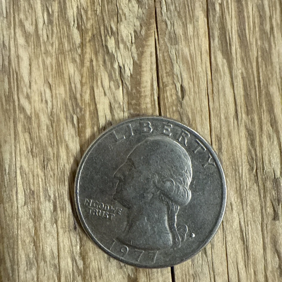 1977 D Quarter Rim Error - Image 1 of 2