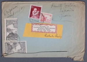 MayfairStamps Spain to Rahway Cover aas_81373 - Picture 1 of 2