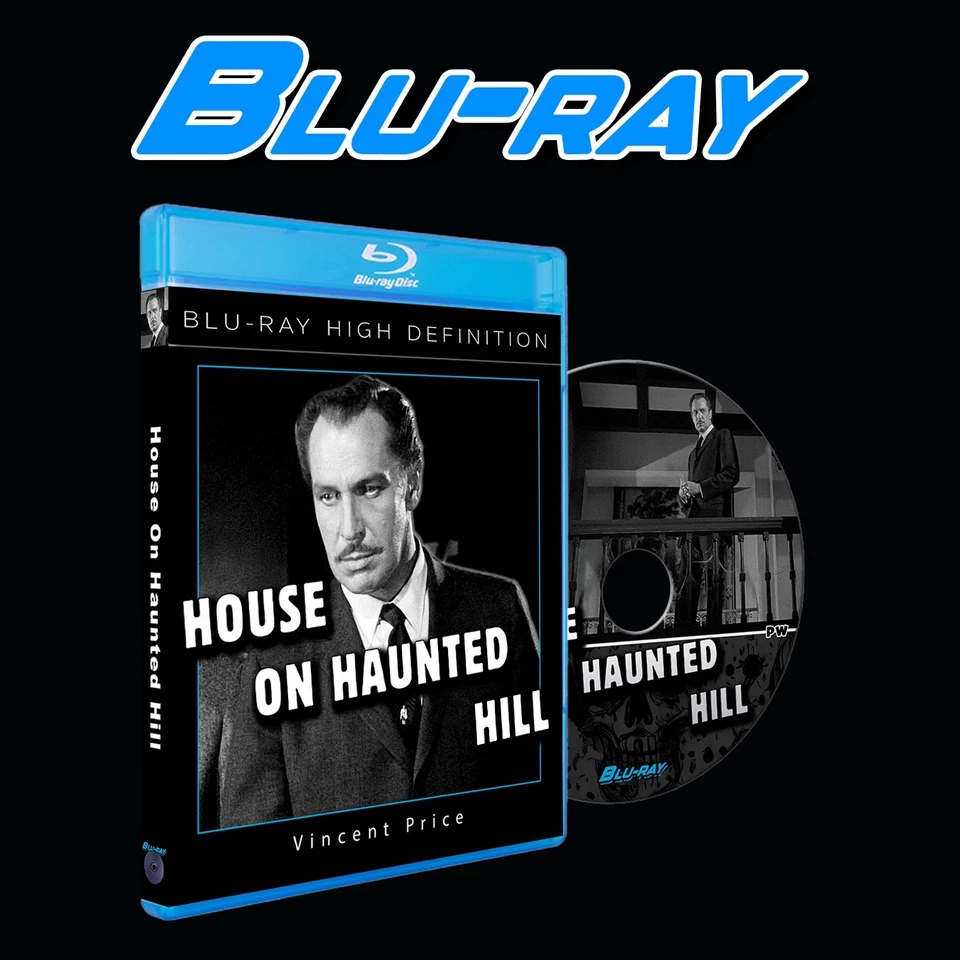 House On Haunted Hill Blu-ray 1959 Vincent Price - High Definition NOT 3D - New - Image 1 of 4