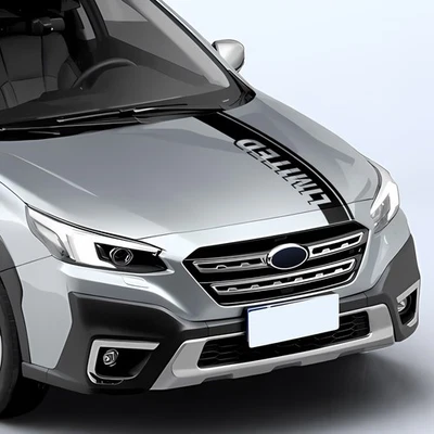 Calcomanías limitadas para capó capó de coche rayas de carreras para Subaru Outback 2015-2025 Foto 1 de 4