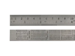 Faithfull - Steel Rule 150mm / 6in x 19mm - Picture 1 of 1