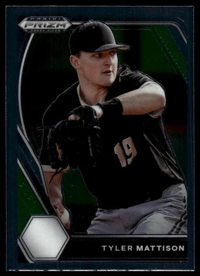 2021 Panini Prizm Draft Picks Tyler Mattison #PDP104 Bryant Bulldogs - Image 1 of 2