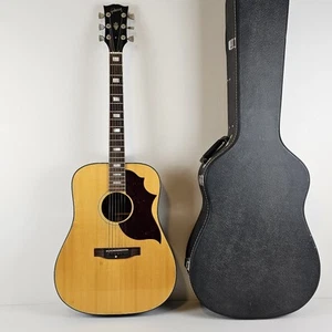 Vintage 1970s GIBSON SJ Deluxe Acoustic Guitar with Hard Case - Picture 1 of 24