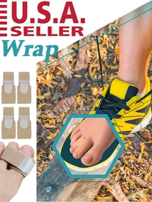 NatraCure 4 pk Broken Toe Wraps Hammer Toe Separator Splint Cushioned Bandages - Image 1 of 4