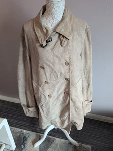 C.P. Cappotto aziendale 100% cotone taglia beige effetto invecchiato/camosciato taglia 52 - Foto 1 di 6