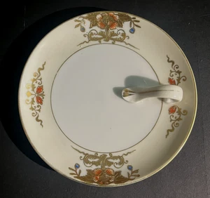NORITAKE, JAPAN: NAPPY / CANDY DISH: GOLD ENCRUSTED PATTERN EARLY 1900's - Picture 1 of 5