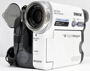 REPAIR! "Limited White" Sony Handycam DCR-TRV22 Mini DV Camcorder Nightshot - Picture 1 of 13