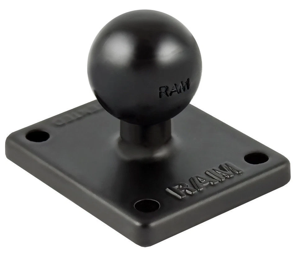 RAM Mounts 2" x 1.7" AMPS Mounting Plate with 1" Ball for Zumo RAM-B-347U - Image 1 of 1