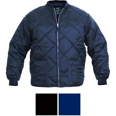 Rothco Classic Diamond Quilted Nylon Jacket Water Resistant High Quality Coat - Image 1 of 2