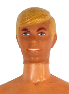 Sunset Malibu Ken Doll Mattel #1088 Barbie Friend Blonde Hair Nude Taiwan 1971 - Picture 1 of 8