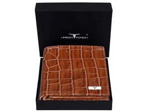 Handmade Genuine Leather Wallet Brown RFID Bi fold for Men Gift for Men - Bild 1 von 8