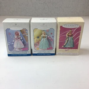 Menge 3 Barbie Hallmark Andenken Ornament. Kinder Sammler Serie. - Bild 1 von 9