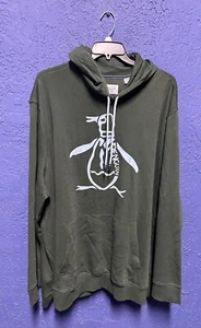 ORIGINAL PENGUIN FLEECE HOODIE SIZE 4XLT ORGANIC COTTON LOGO OBKF20400P - Picture 1 of 4