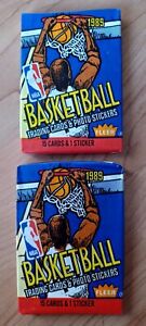 2 1989 Fleer Basketball Cards Unopen Sealed Wax Pack Michael Jordan? 15 Crds Per