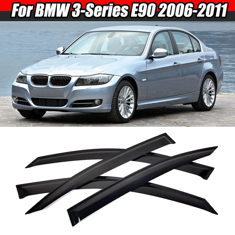 Ветровой дефлектор защита от дождя солнцезащитный козырек для седана BMW 3-Series E90 328i 335i 06-11 - Изображение 1 из 4