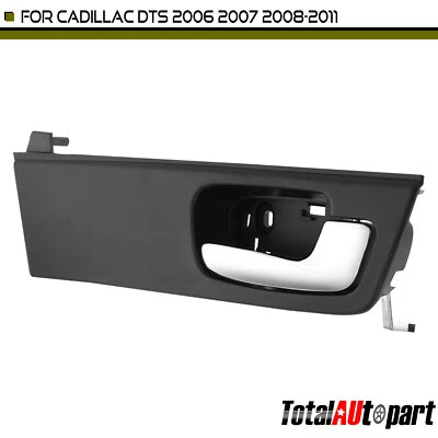 Manija de puerta interior cromada + negra para Cadillac DTS 2006-2011 pasajero delantero derecho Foto 1 de 4