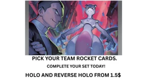 Pokémon Destined Rivals Singles - Holo & Reverse Holo - Pick Your Card - Picture 1 of 100
