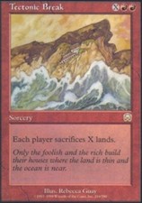 MTG magic cards 1x x1 Light Play, English Tectonic Break Mercadian Masques