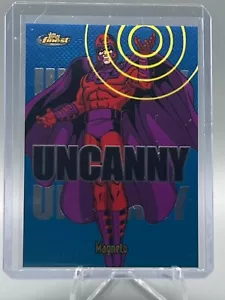 25 Topps Finest X Men 97 Uncanny SP #98 Magneto - Foto 1 di 2