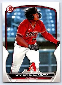 2023 Bowman Draft #BD-36 Deyvison De Los Santos Diamondbacks Baseballkarte - Bild 1 von 2