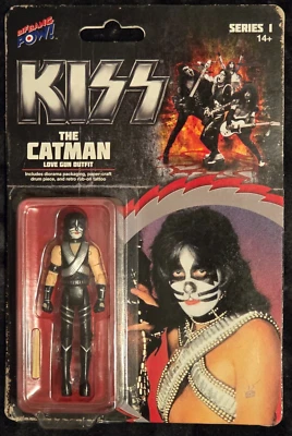 KISS ~ FIGURA DE ACCIÓN CATMAN / PETER CRISS ~ LOVE GUN ~ BIF BANG POW 2015 EXTRAS Foto 1 de 3