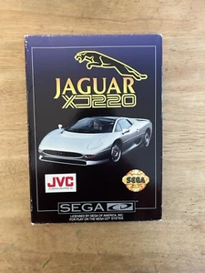 Jaguar XJ220 Sega Genesis CD-CIB-Good Condition-Manual Damage Top Rt Crn-Qk Shpg - Picture 1 of 9