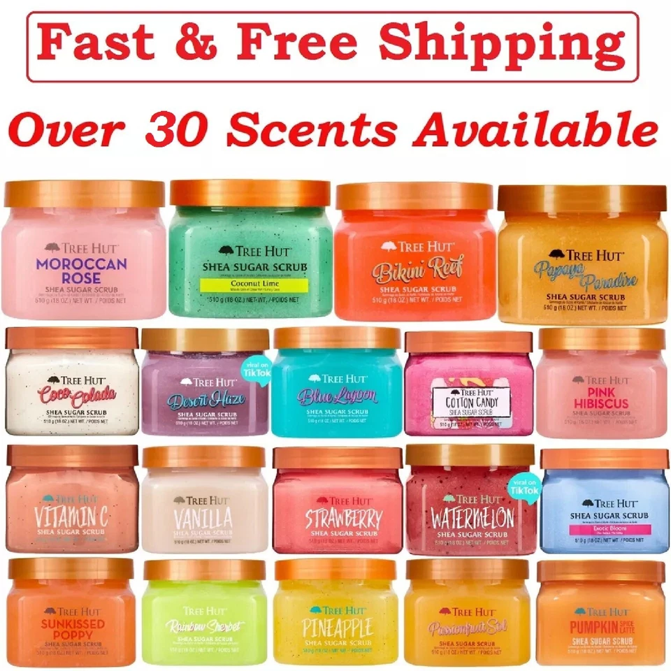 Exfoliante corporal Tree Hut 18 OZ, aromas surtidos - más de 30 opciones Foto 1 de 1