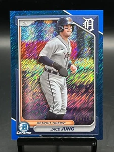 Bowman Jace Jung #BCP-5 2024 Chrome Prospects refractor brillante azul/150 - Imagen 1 de 2