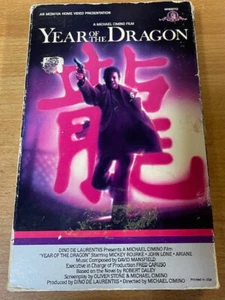 Year of the Dragon - 1985 / 1986 Rare Big Box Case Collectible VHS Movie - Picture 1 of 5