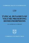 Typical Dynamics of Volume Preserving Homeomorphisms by Steve Alpern (English) P