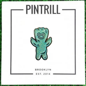 ⚡RAR⚡ PINTRILL x SOUR PATCH KIDS Glitzer Blau Sour Patch Pin *NEU* 🍬 - Bild 1 von 3