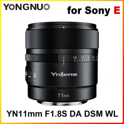 YONGNUO YN11mm F1.8Z DA DSM WL APS-C AutoFocus Ultra Wide Angle Lens for Nikon Z - Image 1 of 4