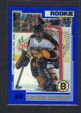 2000-01 TOPPS CHROME OPC REFRACTOR ROOKIE BLUE #250 ANDREW RAYCROFT 1/35 *14757