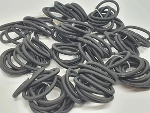 BANDAS PARA EL CABELLO NEGRAS EXTRA GRUESAS ELÁSTICAS SIN ENGANCHES COLA DE CABALLO BOBBLES UK - Imagen 1 de 9