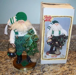 Uncle Nick Irish Aye Large 15" Santa Claus Christmas Figurine J5698 Kurt Adler - Picture 1 of 4