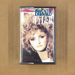 BONNIE TYLER NOTES FROM AMERICA Cassette Tape 1988 Rock Pop Rare - Picture 1 of 5