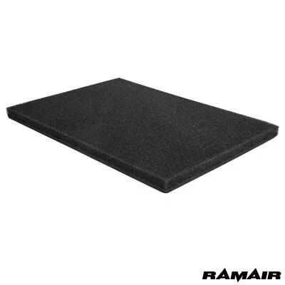 2x RAMAIR Air Filter Foam Pad Large Scooter Motorcycle Quad - Image 1 of 4